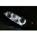 BMW E92 07-10 Chrome Projector Head Lamp w Crystal Bar
